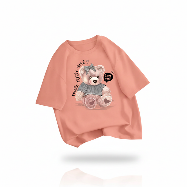 Women's Oversized Printed T-Shirt - Half Sleeve