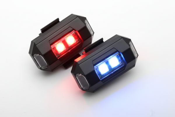 menaso Universal Safety LED Strobe Light - 7 Colors Waterproof (Pack of 2)